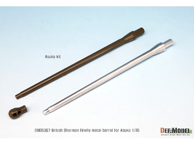 British Sherman Firefly Metal Barrel (Except Muzzle Brake) (For Asuka 1/35) - image 3
