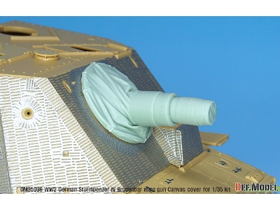 German Sturmpanzer Iv Brummbar Mid/Late Main Gun Canvas Cover Set - image 3