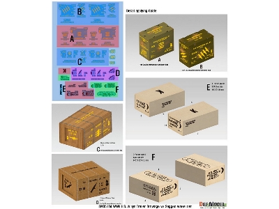 Ww2 Us Willys Jeep Trailer Stowage Set (For Takom, Italeri, Bronco Kit 1/35) - image 6