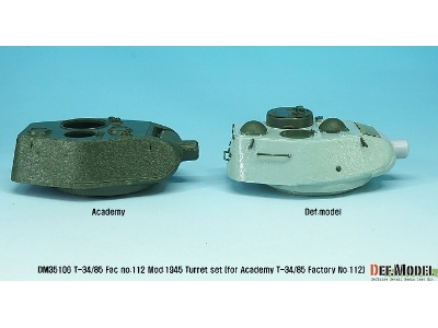 T-34/85 Fac No.112 Mod.1945 Turret Set (For Academy T-34/85 Factory No.112) - image 8