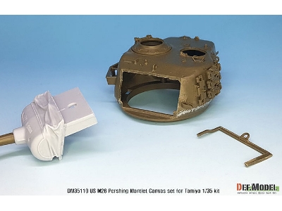 Us M26 Pershing Canvas Covered Mantlet Set - Early Type - image 4