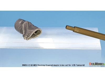 Us M26 Pershing Muzzle Brake With Canvas Cover - image 3