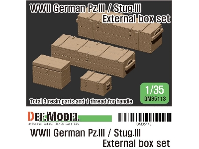 Wwii German Pz.Iii / Stug.Iii External Box Set - image 1