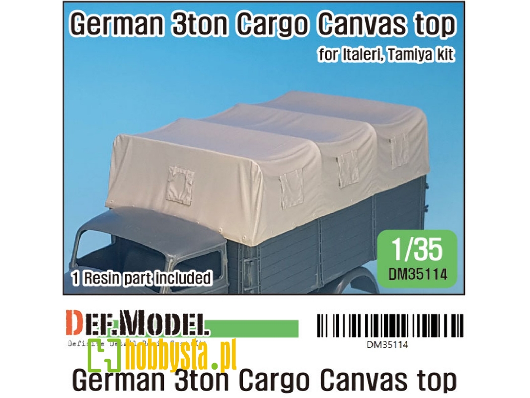 German 3ton Cargo Truck Canvas Top - image 1