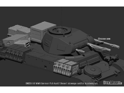 Wwii German Pz.Ii Ausf.F Desert Stowage Set - image 2