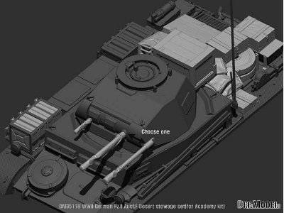 Wwii German Pz.Ii Ausf.F Desert Stowage Set - image 3