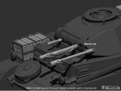 Wwii German Pz.Ii Ausf.F Desert Stowage Set - image 4