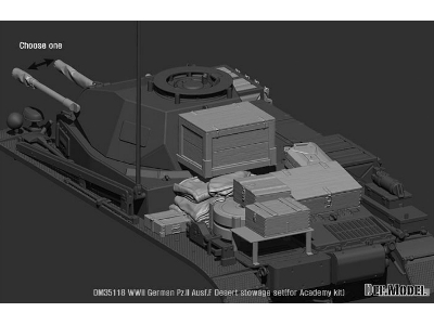 Wwii German Pz.Ii Ausf.F Desert Stowage Set - image 7