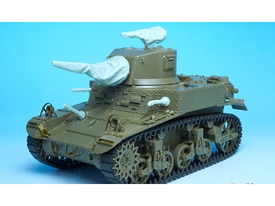 Wwii Us M3 Stuart Canvas Covered Gun Set - image 7