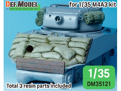 Wwii Us M4a2/A3 Sherman Sandbag 47&#186; Front Armour - image 1