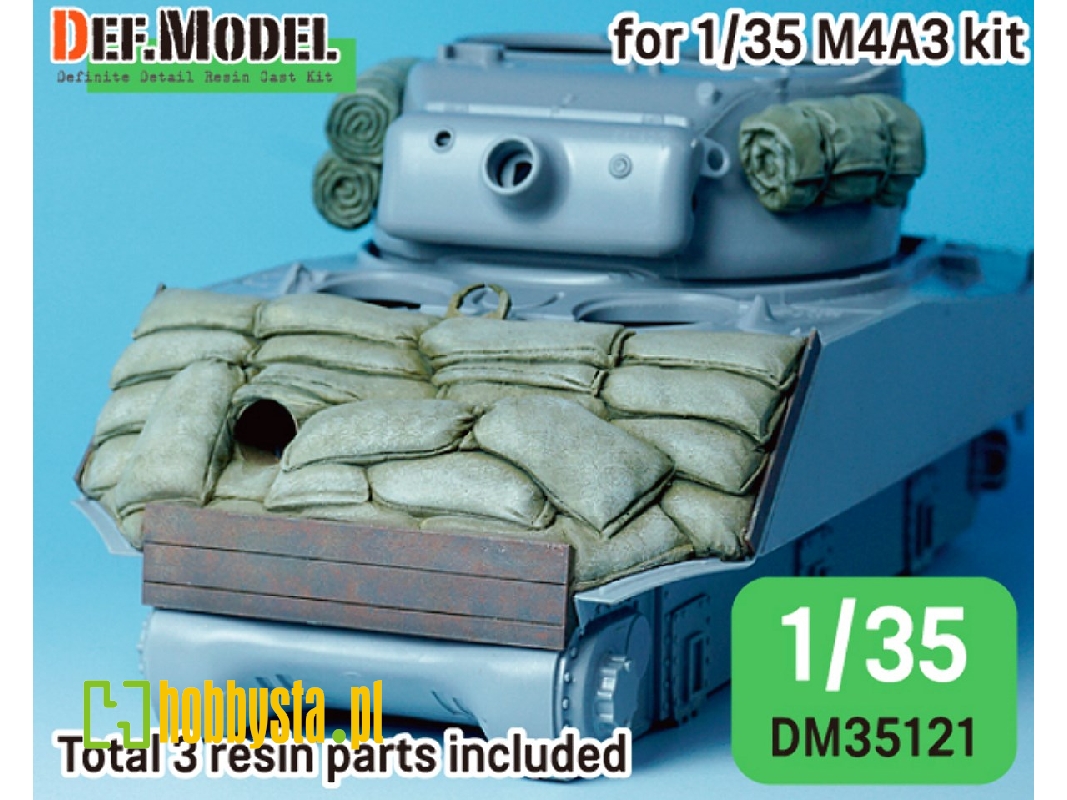Wwii Us M4a2/A3 Sherman Sandbag 47&#186; Front Armour - image 1