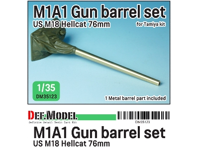Wwii Us M18 Td M1a1 Gun Barrel - image 1