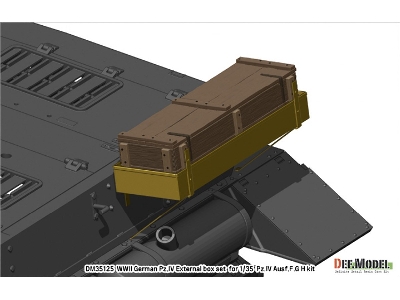 Wwii German Pz.Iv External Box Set (For Pz.Iv Ausf.G H Kit) - image 6