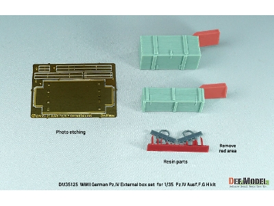 Wwii German Pz.Iv External Box Set (For Pz.Iv Ausf.G H Kit) - image 8