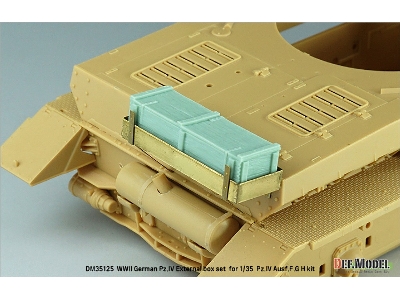 Wwii German Pz.Iv External Box Set (For Pz.Iv Ausf.G H Kit) - image 14
