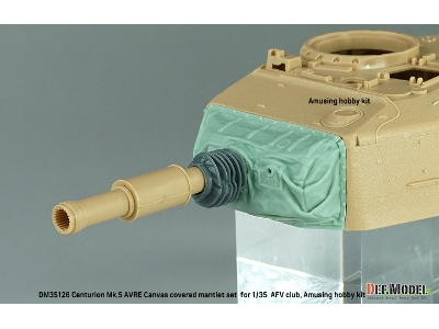 Centurion Mk.5 Avre Canvas Covered Mantlet Set (For Afv Club, Amusing Hobby Kit) - image 4