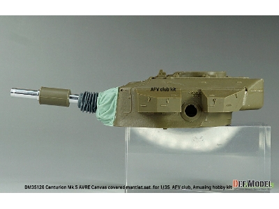 Centurion Mk.5 Avre Canvas Covered Mantlet Set (For Afv Club, Amusing Hobby Kit) - image 11