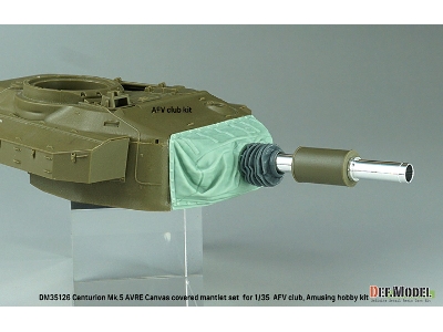 Centurion Mk.5 Avre Canvas Covered Mantlet Set (For Afv Club, Amusing Hobby Kit) - image 13