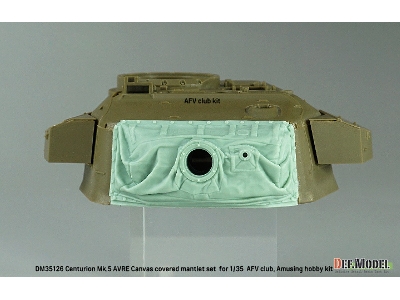 Centurion Mk.5 Avre Canvas Covered Mantlet Set (For Afv Club, Amusing Hobby Kit) - image 14