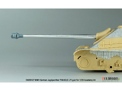 Wwii German Jagdpanther Pak43/2 L71 Gun For Academy Kit - image 9