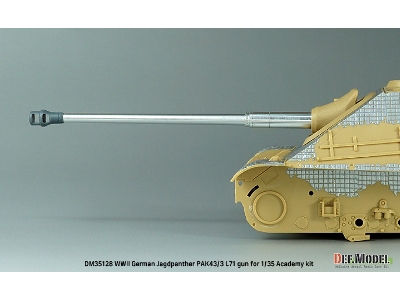 Wwii German Jagdpanther Pak43/3 L71 Gun For Academy Kit - image 9
