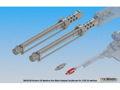 Modern Us Machine Gun Blank Firing Adapter Set (Us Vehicles) - image 4