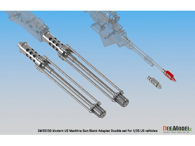 Modern Us Machine Gun Blank Firing Adapter Set (Us Vehicles) - image 5