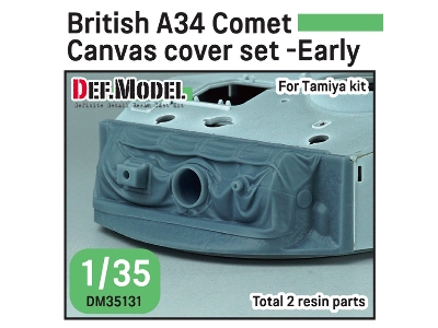 Wwii British A34 Comet Canvas Cover Set- Early - image 1