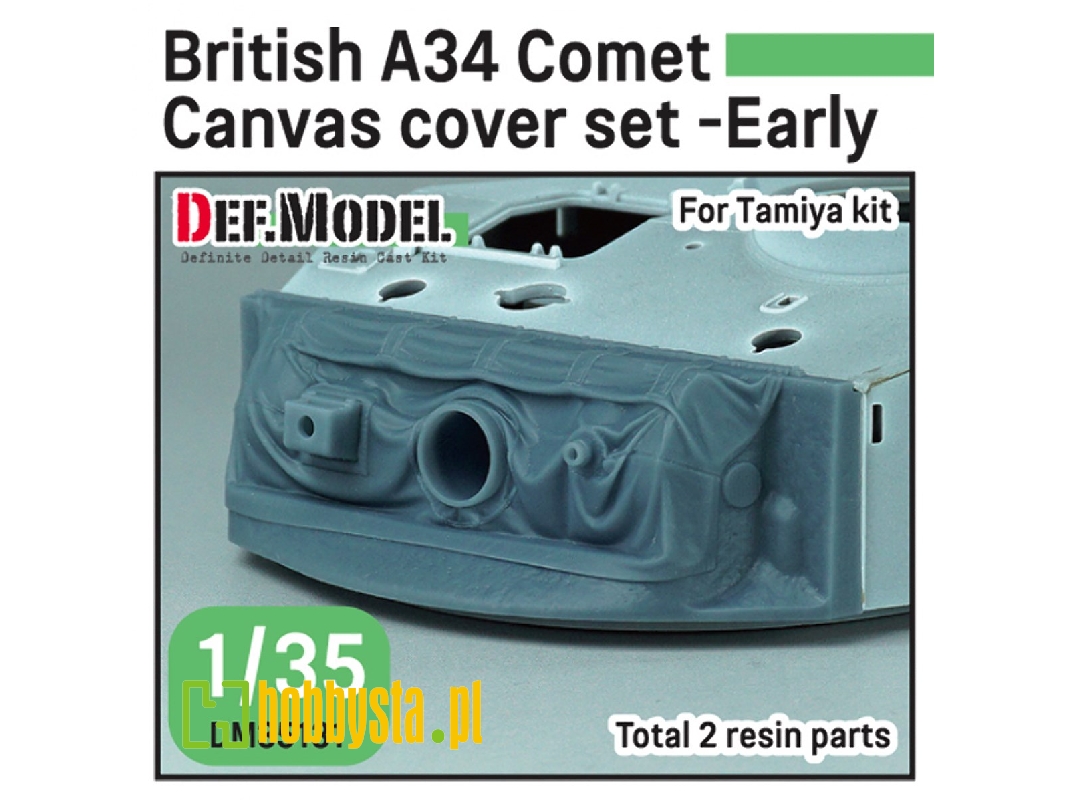 Wwii British A34 Comet Canvas Cover Set- Early - image 1