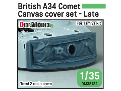 Wwii British A34 Comet Canvas Cover Set- Late - image 1