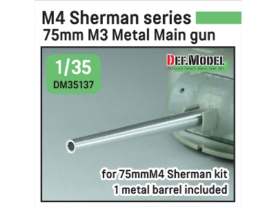 M4 Sherman 75mm M3 Metal Main Gun - image 1