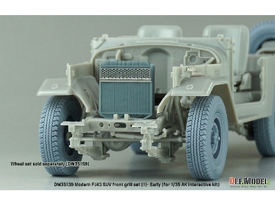 Modern Fj43 Suv - Front Grill Set (1) Early (For Ak Interactive) - image 9