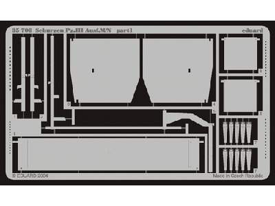 Schurzen Pz. III Ausf. M/N 1/35 - Dragon - image 2