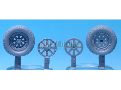 F4u-1 Corsair Wheel Set 1 (For Tamiya 1/32) - image 2