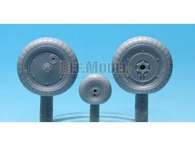 Bf109g-6 Wheel Set 1 (For Revell, Etc 1/32) - image 2