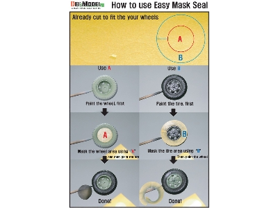 Bf109g-6 Wheel Set 1 (For Revell, Etc 1/32) - image 7