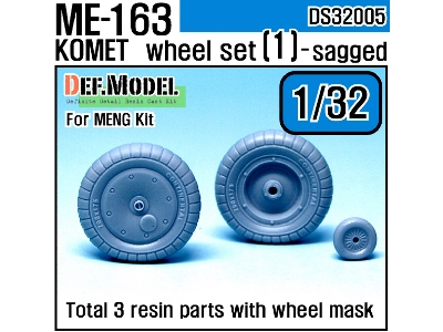 Me163b 'komet' Wheel Set 1 (For Meng 1/32) - image 1