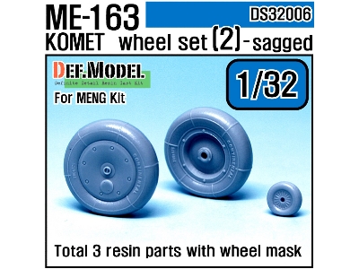 Me163b 'komet' Wheel Set 1 (For Meng 1/32) - image 1