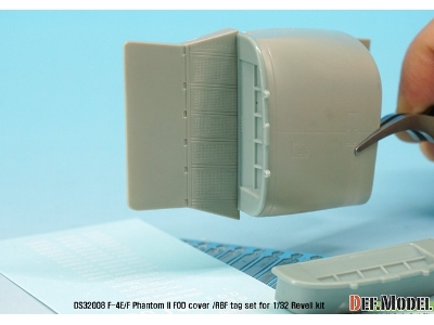 F-4e Phantom Ii Fod Cover + Pe Rbf Tag Set (For Revell 1/32) - image 8