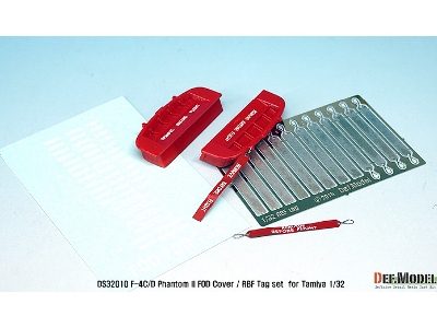 F-4c/D Phantom Ii Fod Cover + Pe Rbf Tag Set (For Tamiya 1/32) - image 3