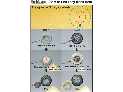 B-25 Mitchell Wheel Set (For Accurate Miniature 1/48) - image 9