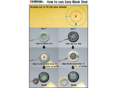 B-17f/G Flying Fortress Wheel Set 2 (For Revell 1/48) - image 7