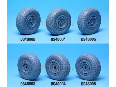 B-17f/G Flying Fortress Wheel Set 3 (For Revell 1/48) - image 5