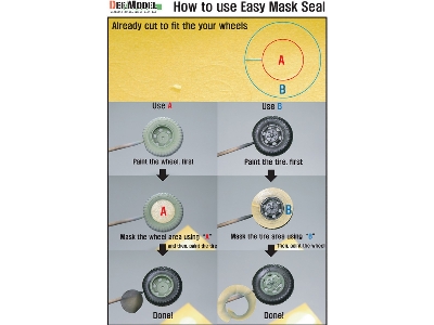 B-17f/G Flying Fortress Wheel Set 3 (For Revell 1/48) - image 7