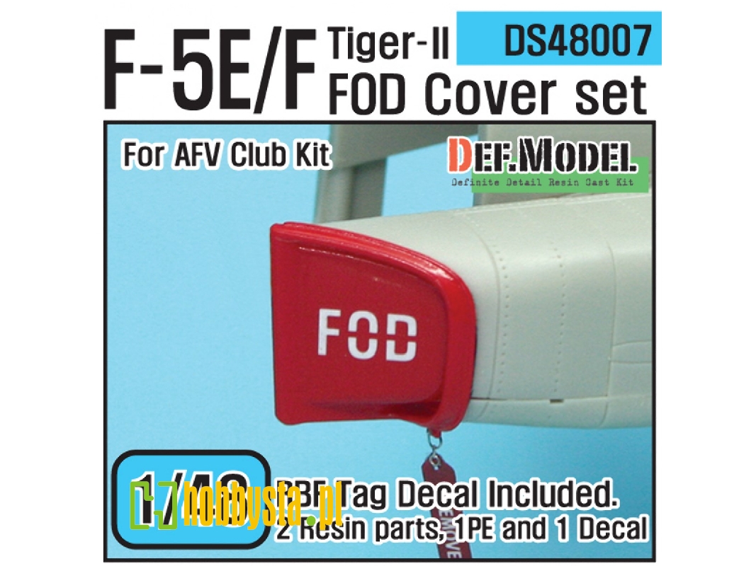 F-5e/F Tiger-ii Fod Cover Set (For Afv Club 1/48) - image 1