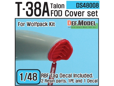 T-38a Talon Fod Cover Set (For Wolfpack 1/48) - image 1