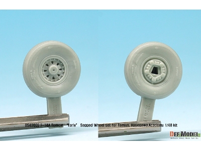 F-14a Tomcat Sagged Wheel Set- Early (For Tamiya/Hasegawa 1/48) - image 6