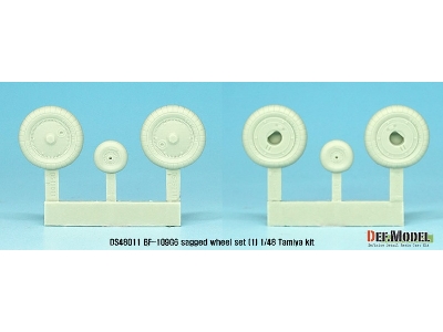 Bf109g-6 Wheel Set 1 (For Tamiya, Etc 1/48) - image 2