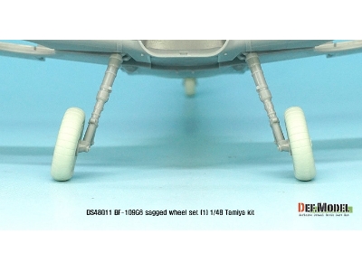 Bf109g-6 Wheel Set 1 (For Tamiya, Etc 1/48) - image 7