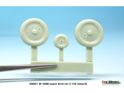 Bf109g-6 Wheel Set 1 (For Tamiya, Etc 1/48) - image 8